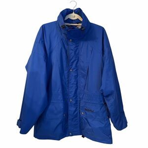 Schöffel Venturi Blue Waterproof Outdoor Jacket Size L – Hiking Ski Rain Shell